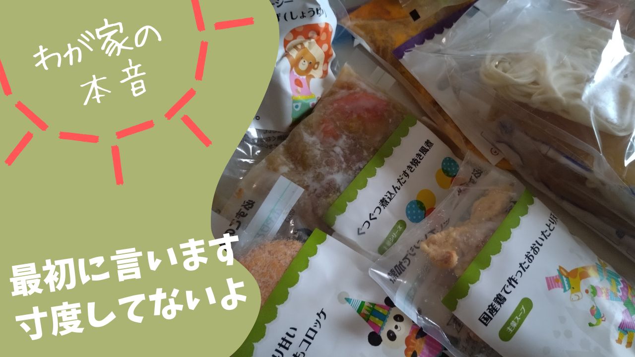【口コミ】モグモ幼児食2回目を頼んでみた！メニュー内容と子どもの食いつきは？